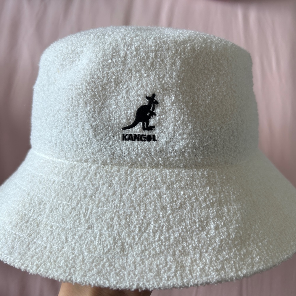 Kangol White Bucket Hat